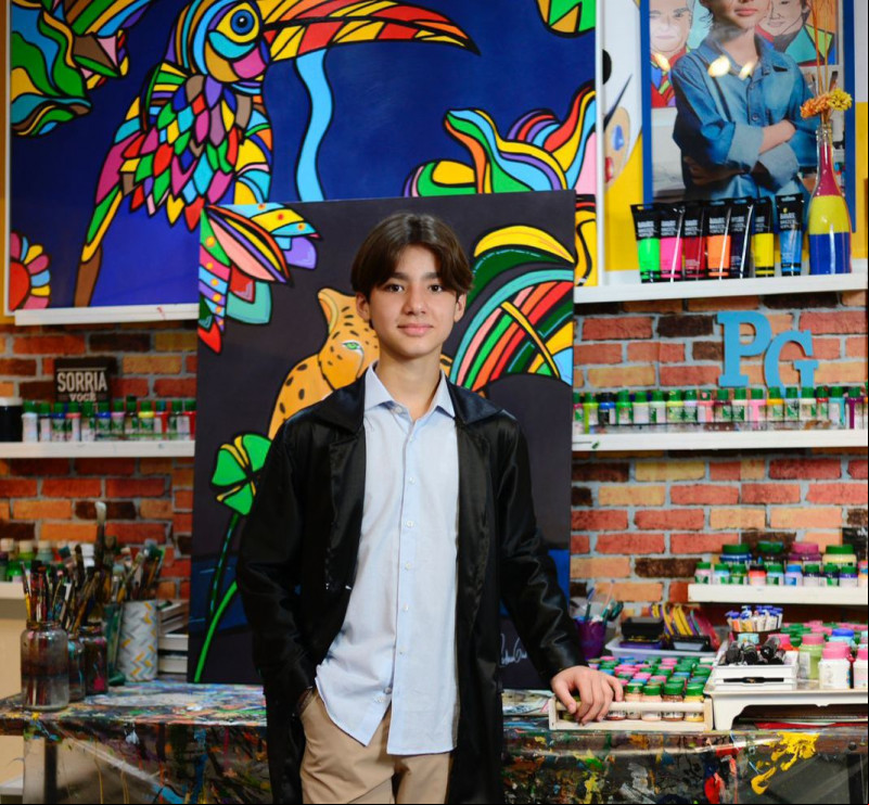 Artista piauiense de 12 anos vai representar o Piauí em exposição de carnaval no RJ