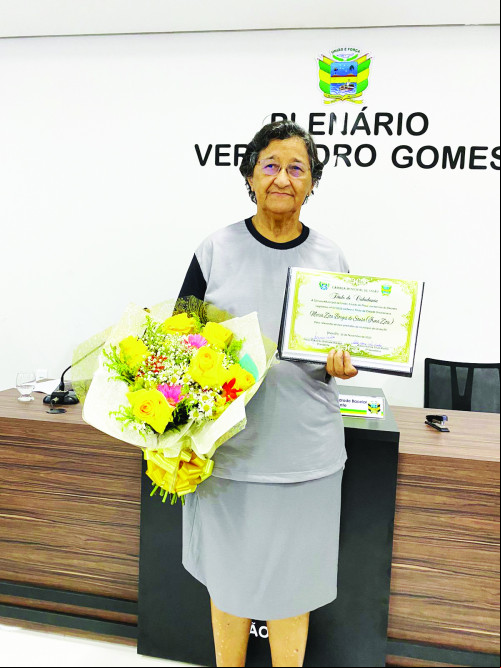 Irmã Maria Zita Borges, foi agraciada com o título de cidadania unionense, durante solenidade bastante prestigiada na Câmara Municipal de União.