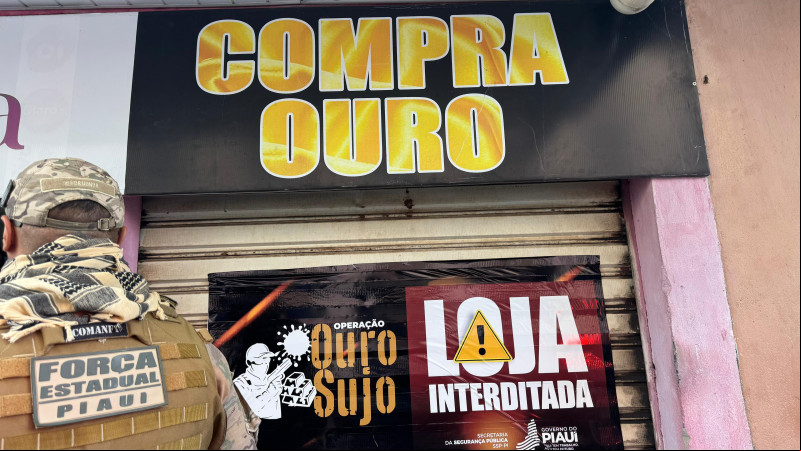 Operação Ouro Sujo, da Secretaria de Segurança Pública - (Divulgação / Polícia Civil - PI)