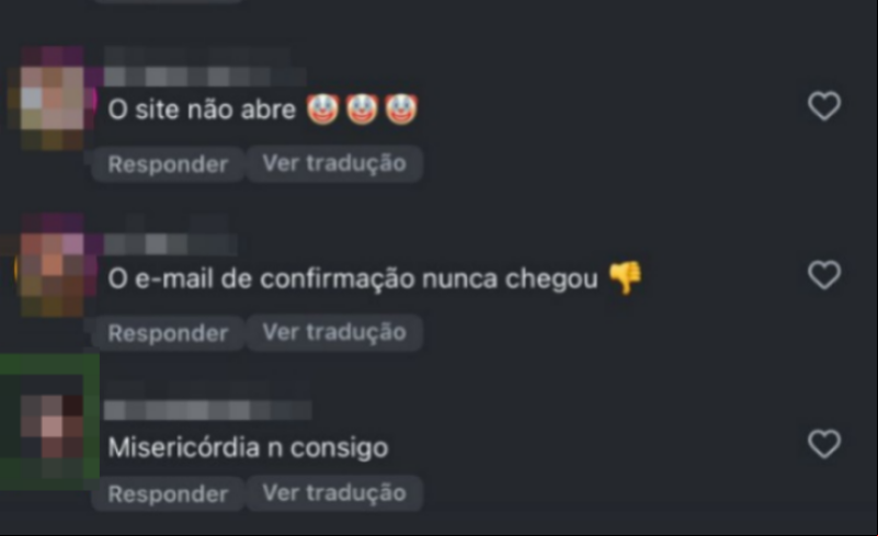 Usuários relatam dificuldades para ar o site do Minha Casa Minha Vida; - (Reprodução/redes sociais)