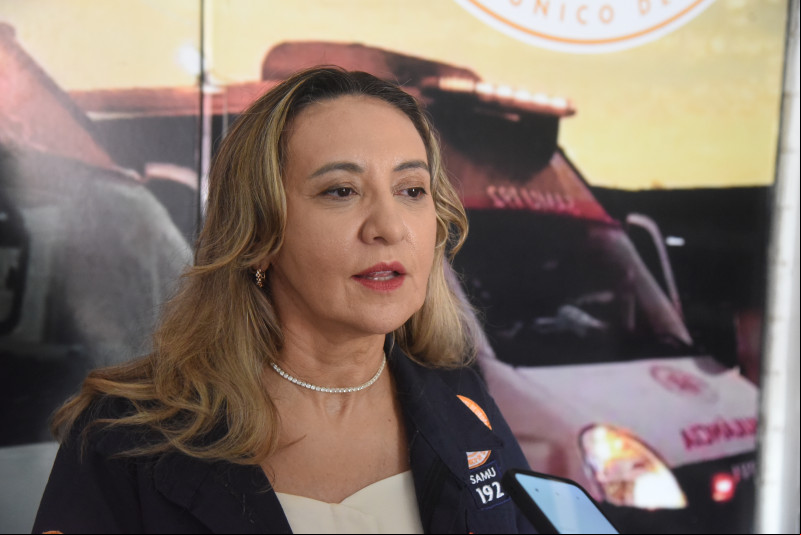 Adélia Oliveira, diretora do SAMU de Teresina - (Assis Fernandes/O Dia)