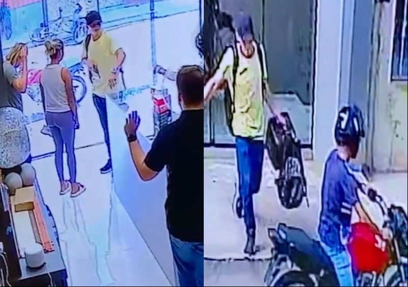 Dupla armada faz arrastão em loja de IPhones em Campo Maior; veja vídeo
