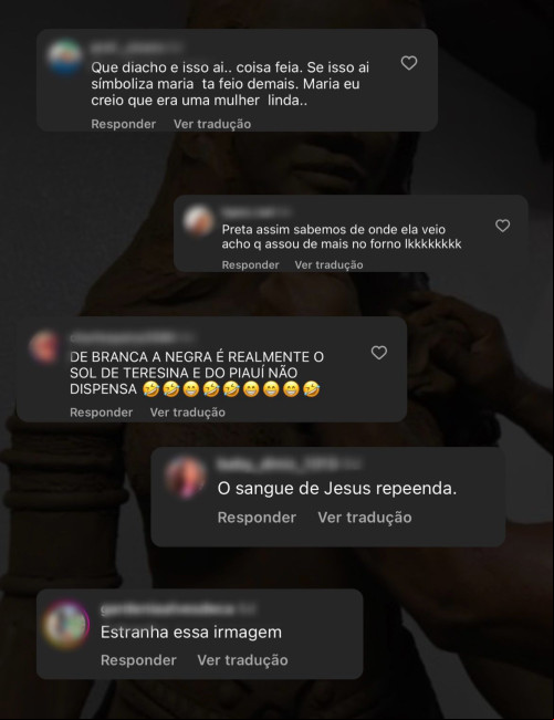 Nova estátua de Iemanjá em Teresina foi alvo de intolerância religiosa nas redes sociais. - (O DIA)