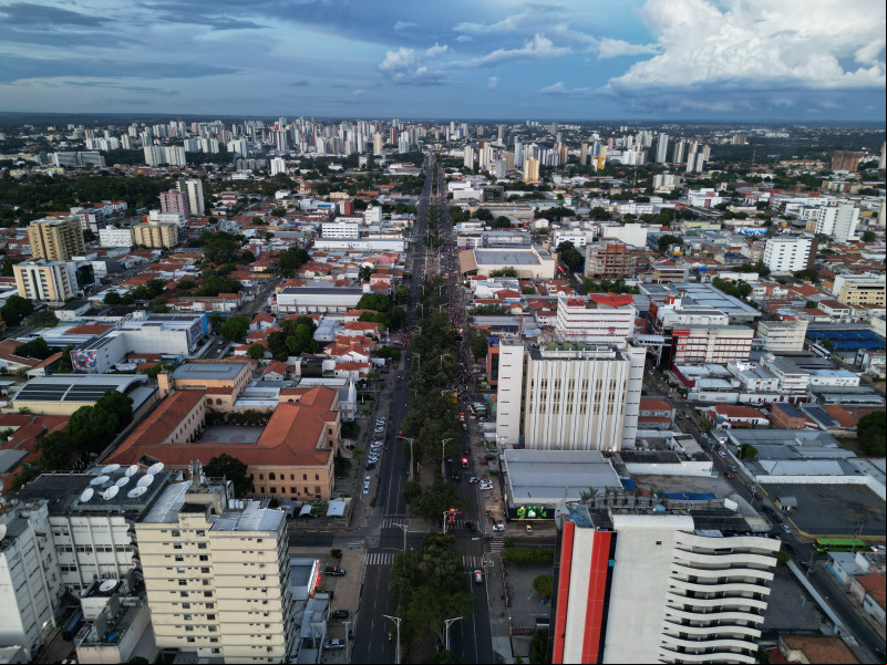 Vista aérea de Teresina - (Arquivo O Dia)
