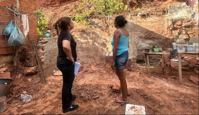 Chuva em Picos: cerca de 200 pessoas já foram resgatadas de áreas de risco e de alagamentos - (Divulgação/Ccom)