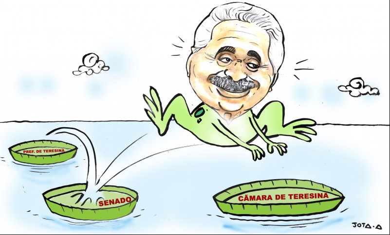 Charge do Jota A publicada em 01/04/2024 no Jornal O Dia