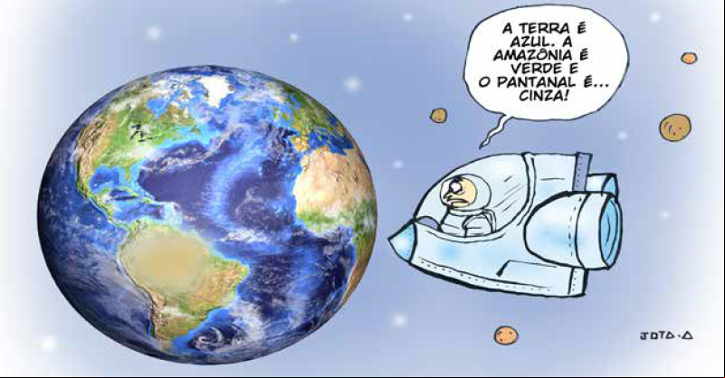 Charge do Jota A publicada em 01/07/2024 no Jornal O Dia