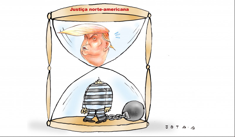 Charge do Jota A publicada em 14/06/2023 no Jornal O Dia