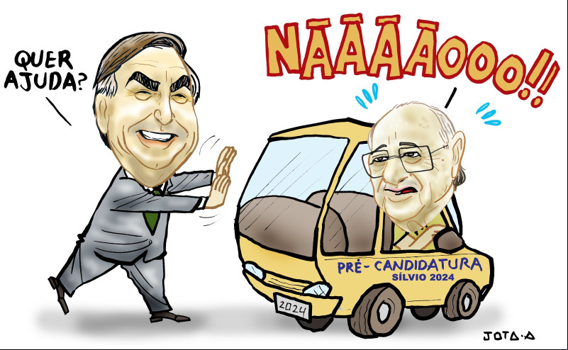 Charge do Jota A publicada em 18/04/2024 no Jornal O Dia