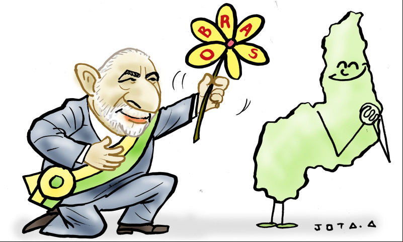 Charge do Jota A publicada em 22/06/2024 no Jornal O Dia