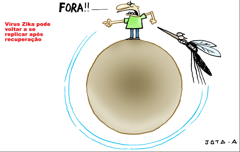 Charge do Jota A publicada em 24/06/2024 no Jornal O Dia