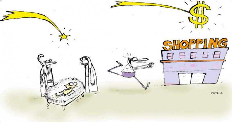 Charge do Jota A publicada em 26/12/2023 no Jornal O Dia