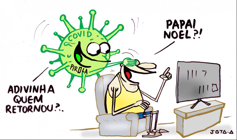 Charge do Jota A publicada em 29/11/2023 no Jornal O Dia