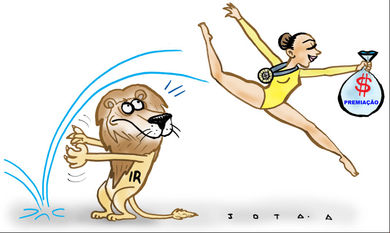 Charge do Jota A publicada em 09/08/2024 no Jornal O Dia